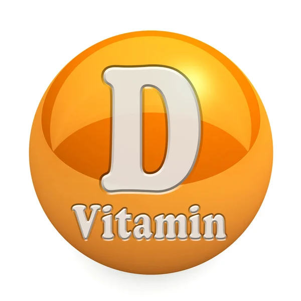 D-vitamin elszigetelt — Stock Fotó