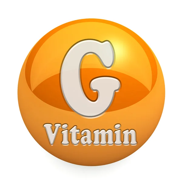 Vitamin G elszigetelt — Stock Fotó