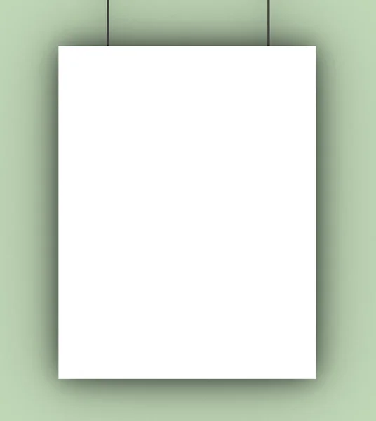 Бланк. Шаблон бумажного листа — стоковое фото