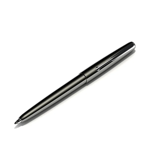Black ball pen — Stock Photo, Image