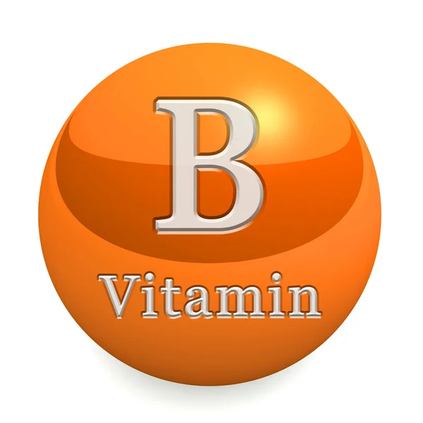 B vitamini izole — Stok fotoğraf