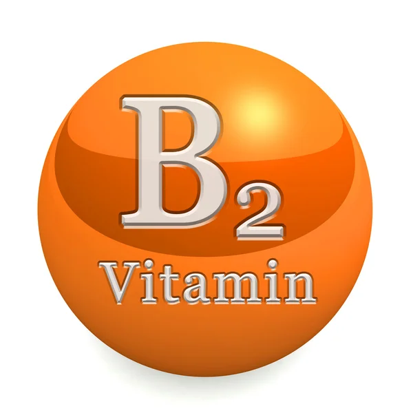 Vitamin B2 isolerade — Stockfoto