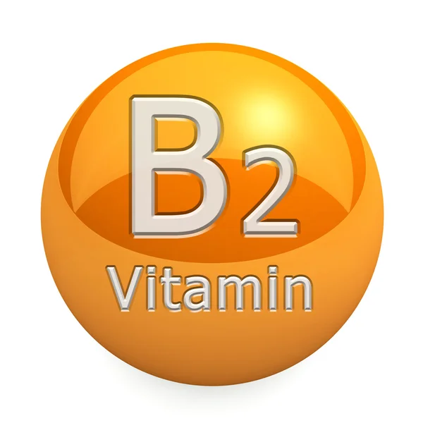 İzole B2 vitamini — Stok fotoğraf