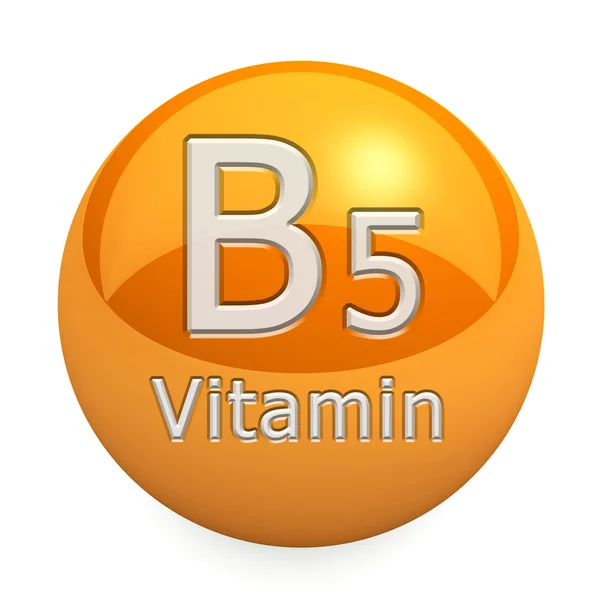 Vitamin B5 izole — Stok fotoğraf