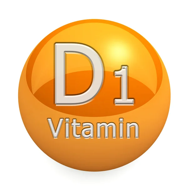 Vitamina D1 aislada — Foto de Stock