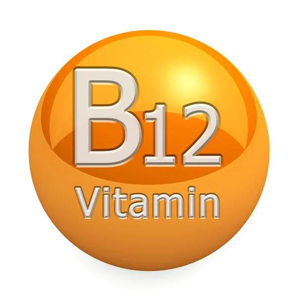 维生素 B12 孤立 — 图库照片