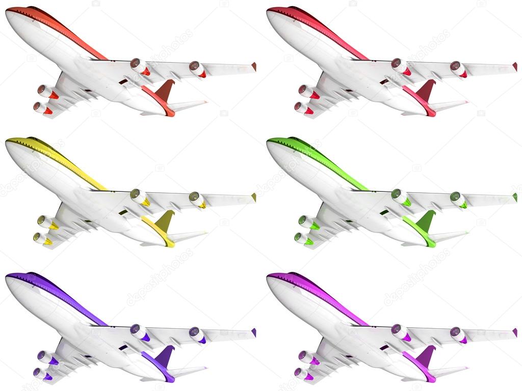 Passenger airplanes