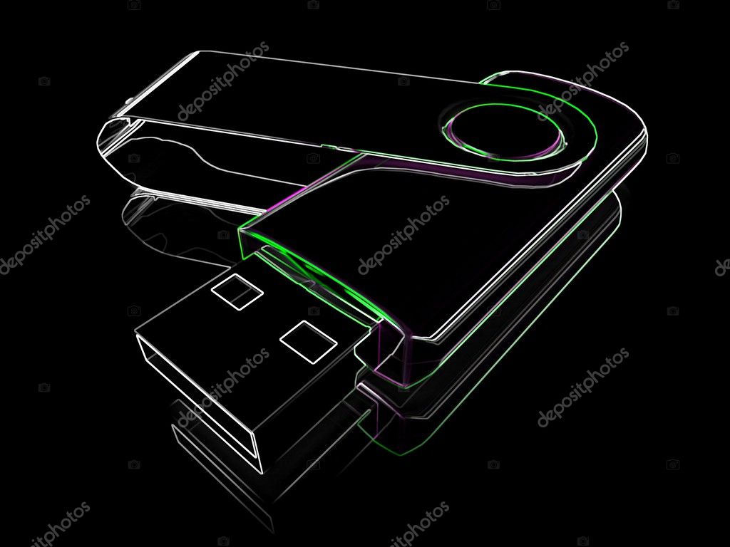 USB Flash Drive model Stock Photo by ©Best3d 51224433