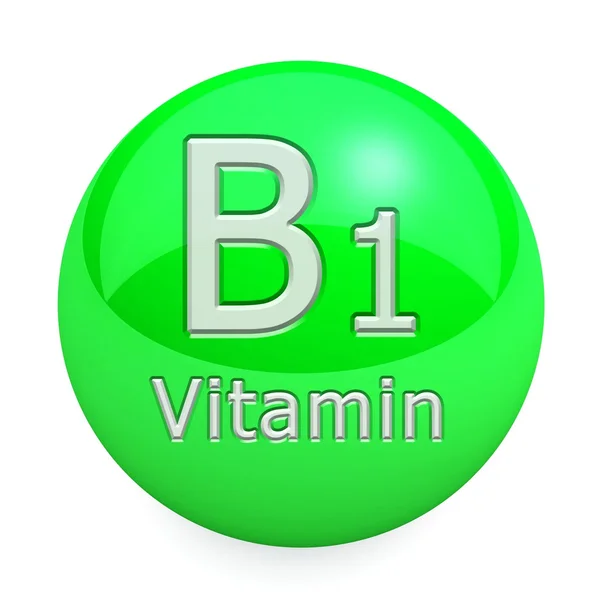 B1 vitamini izole — Stok fotoğraf