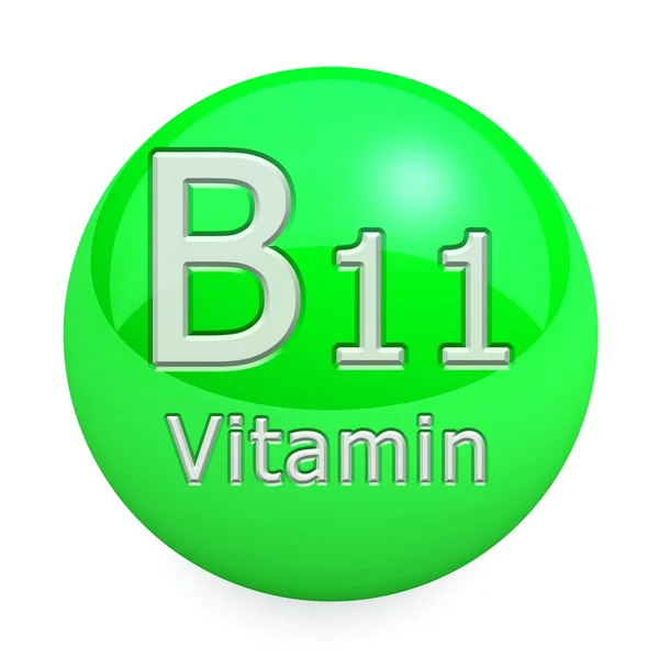 B11-vitamiini eristetty — kuvapankkivalokuva