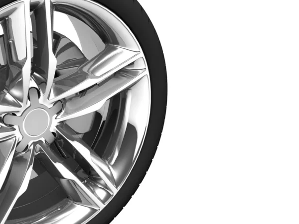 Hjulet isolerad på vit — Stockfoto