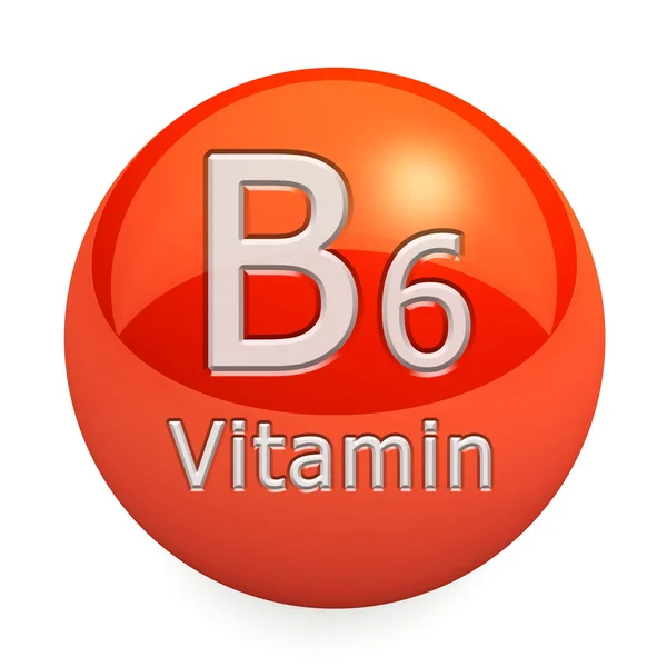 Vitamin b6 isoliert — Stockfoto