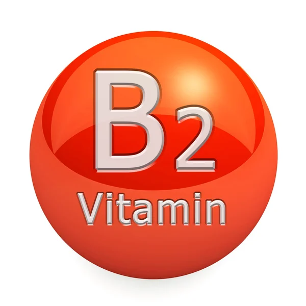 İzole B2 vitamini — Stok fotoğraf