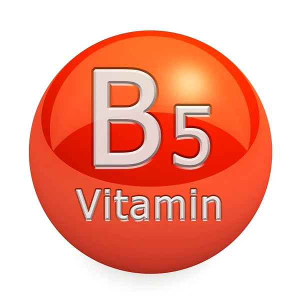 Vitamin B5 Isolated — Stock Photo, Image