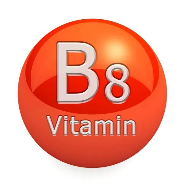 İzole vitamini B8 — Stok fotoğraf