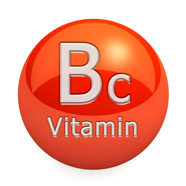 Vitamin Bc isoliert — Stockfoto