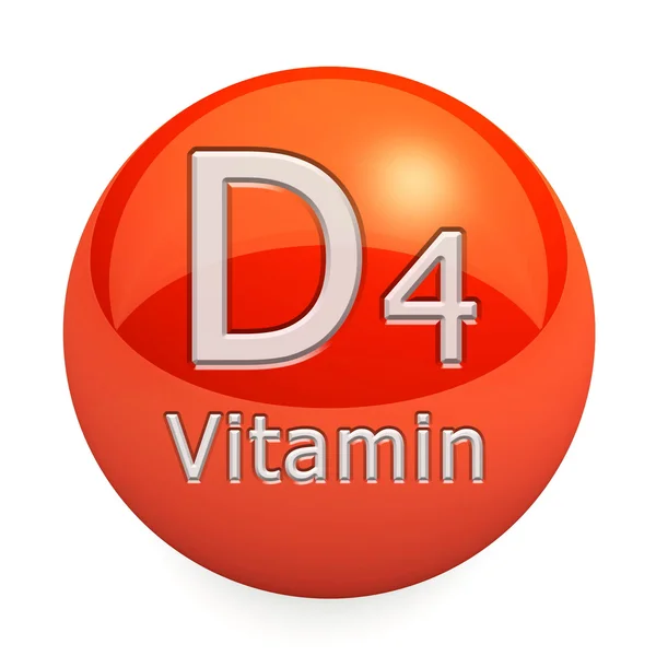 Витамин D4 изолированный — стоковое фото