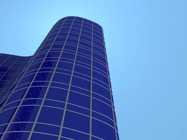 Modern glass skyscrapers — Stock Photo, Image