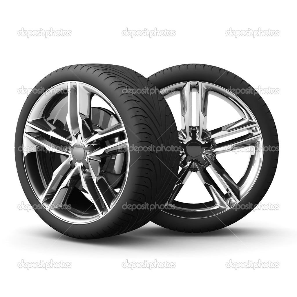 Wheels car. Car tire.