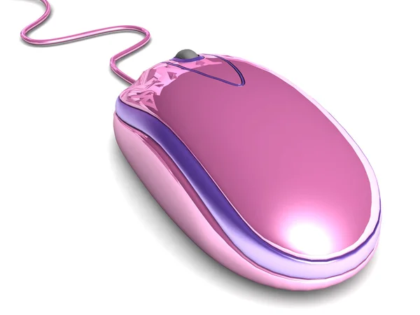 Mouse per computer con cavo — Foto Stock