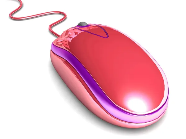 Mouse de calculator cu cablu — Fotografie, imagine de stoc