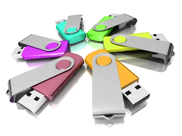 Unidad flash USB — Foto de Stock