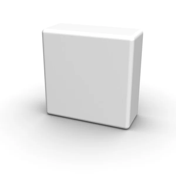 3d Blank box — стоковое фото