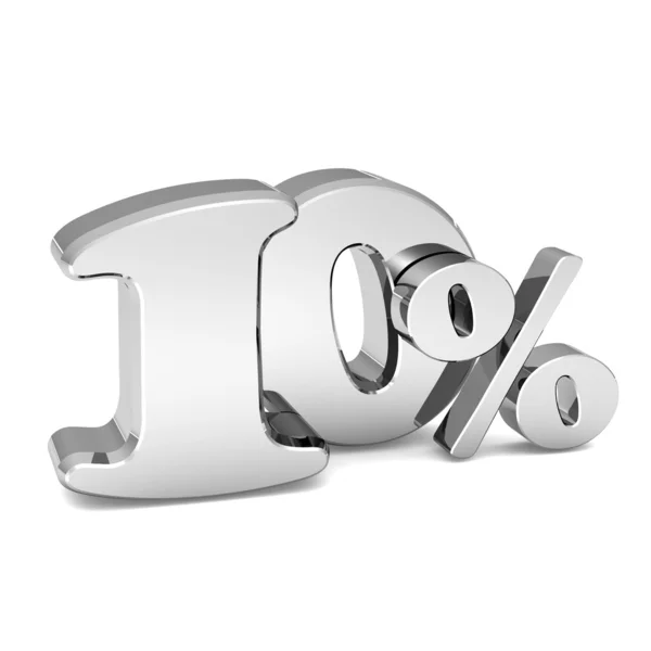 Símbolo de desconto por cento — Fotografia de Stock