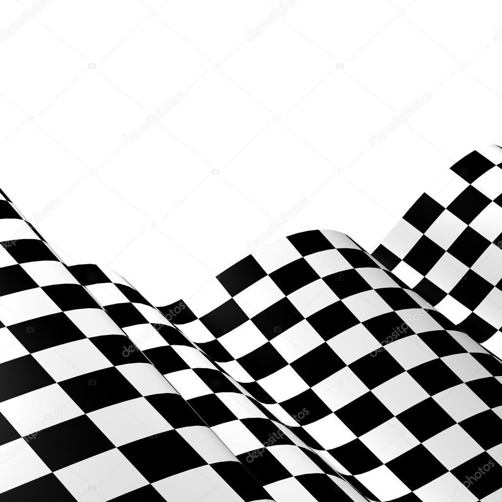 Checkered race flag
