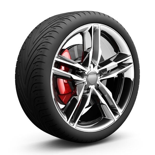 Wheels car. Car tire.