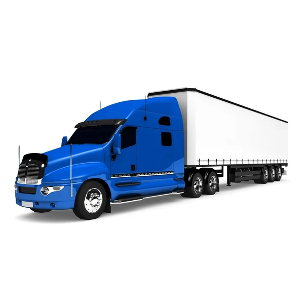 Cargo truck. delivery car isolated — Stock Photo, Image