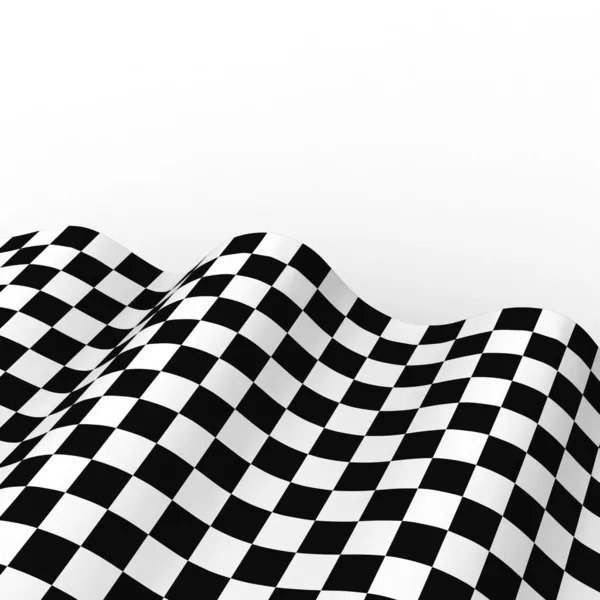 Wyścigi flagi. checkered tło wzór flagi, jeden — Zdjęcie stockowe