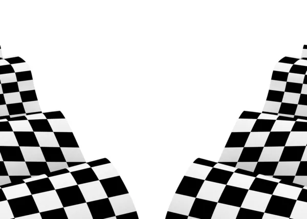 Racing flags. Background checkered flag Formula one — Stock Photo, Image