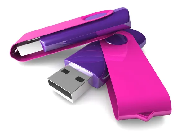 Unidade flash USB — Fotografia de Stock