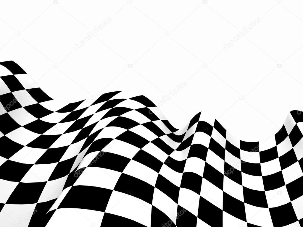 5Pcs/Lot Black and White Chequered F1 Racing Flag High Quality And