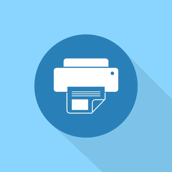 Printer pictogram ontwerp — Stockfoto