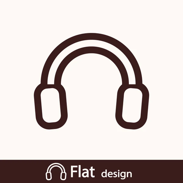 Headphones icon — Stock Photo, Image