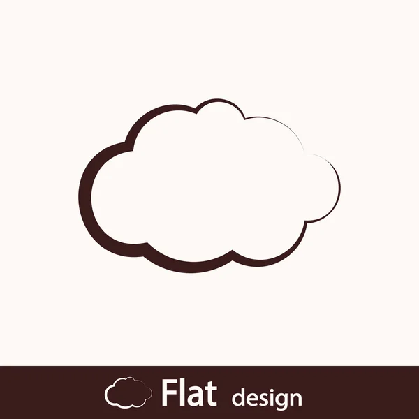 Cloud pictogram — Stockfoto