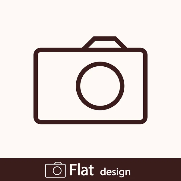 Kamera-Ikone — Stockfoto