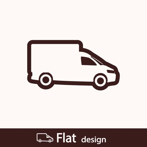 Van icon — Stock Photo, Image