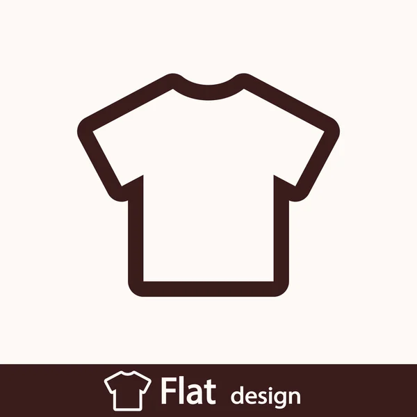 Camiseta icono — Foto de Stock