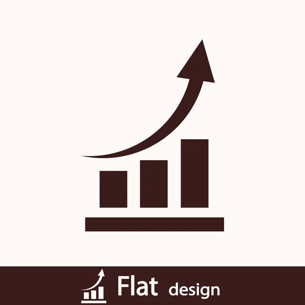 Diagram ikon — Stockfoto