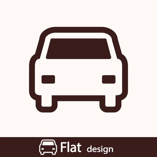 Auto pictogram — Stockfoto