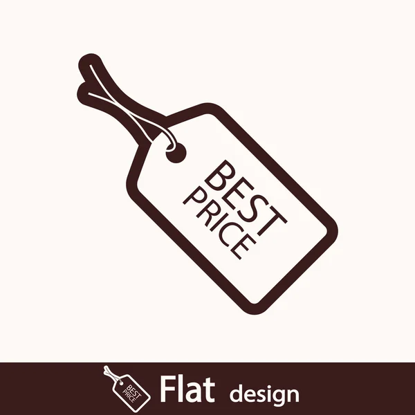 Best Price tag icon — Stock Photo, Image