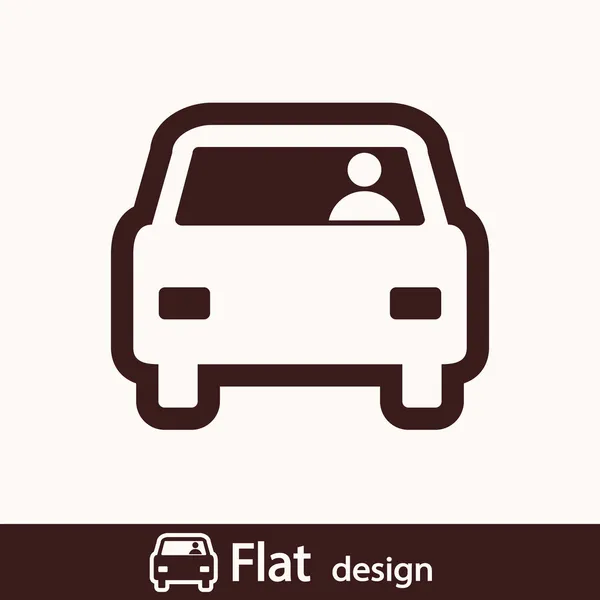 Auto pictogram — Stockfoto