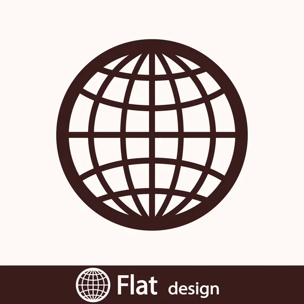 Globe icon — Stock Photo, Image