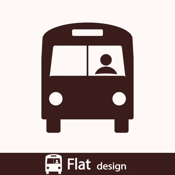 Bus pictogram — Stockfoto