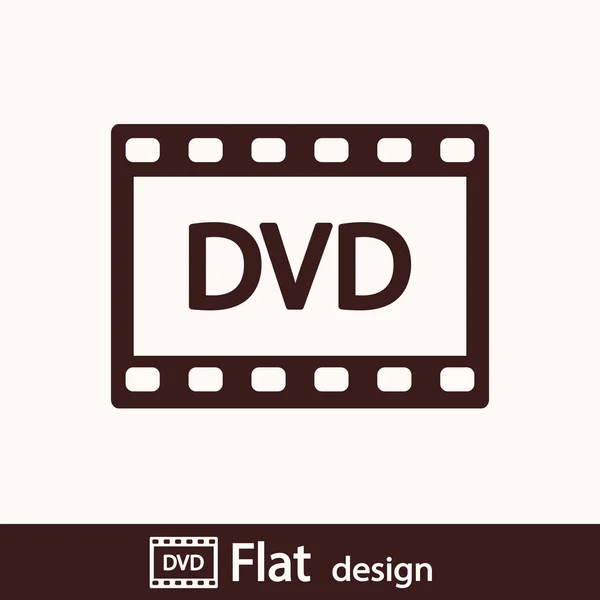 DVD video pictogram — Stockfoto