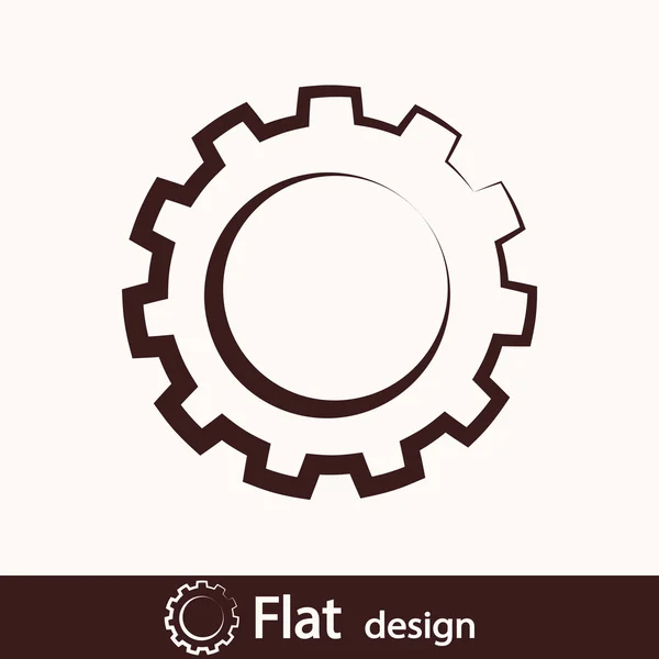 Иконка Gear or settings web — стоковое фото