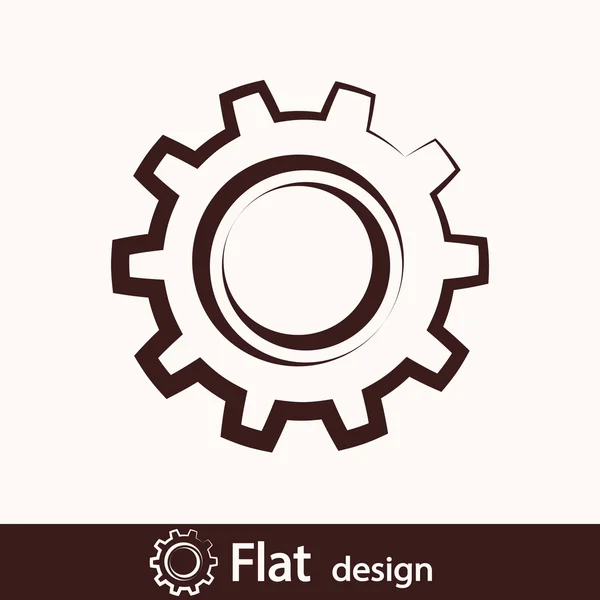 Иконка Gear or settings web — стоковое фото